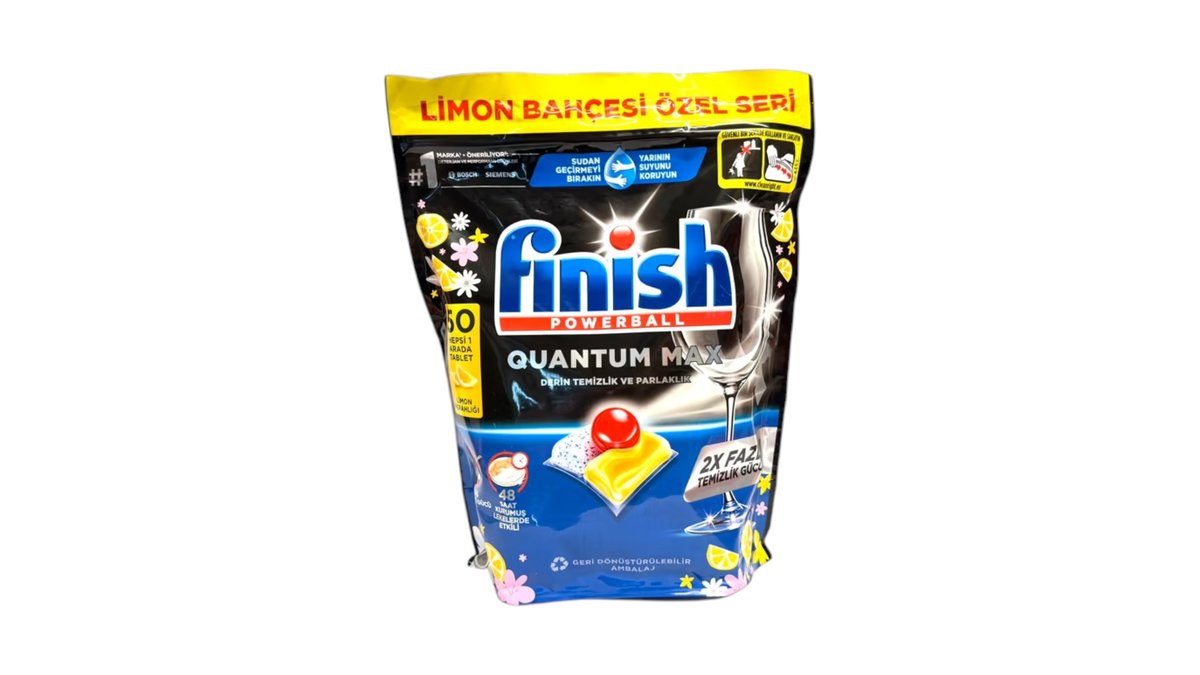 Finish Powerball Quantum Max 645g - 50tab