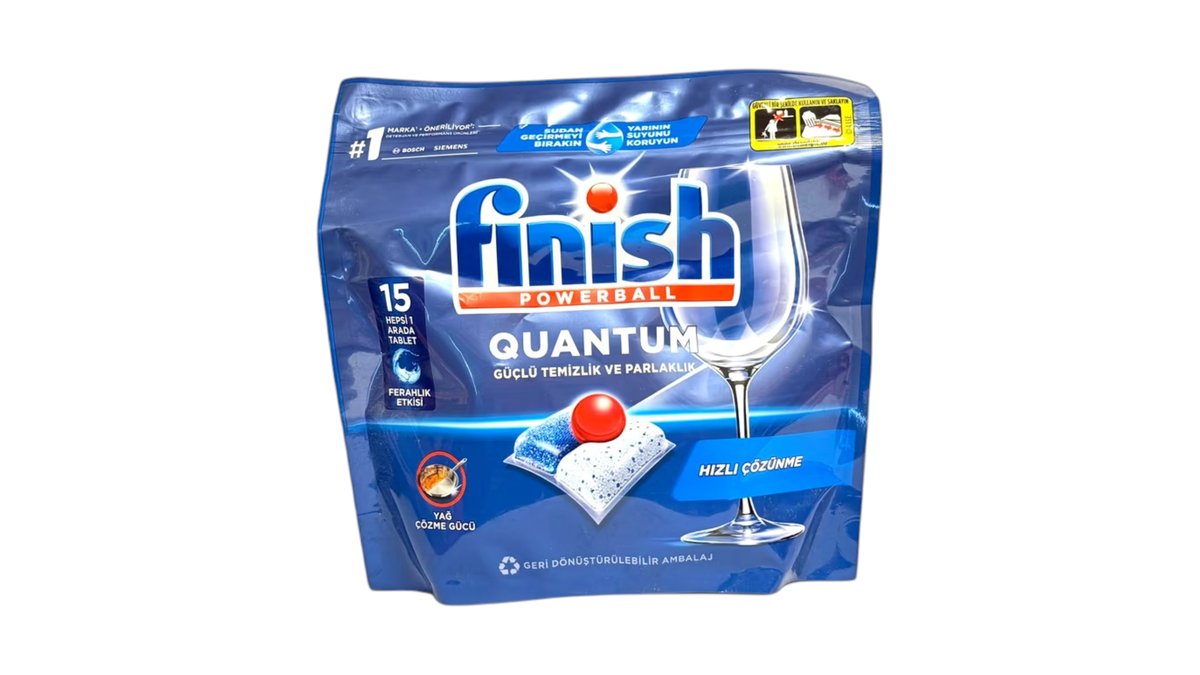 Finish Powerball Quantum 156g - 15tab