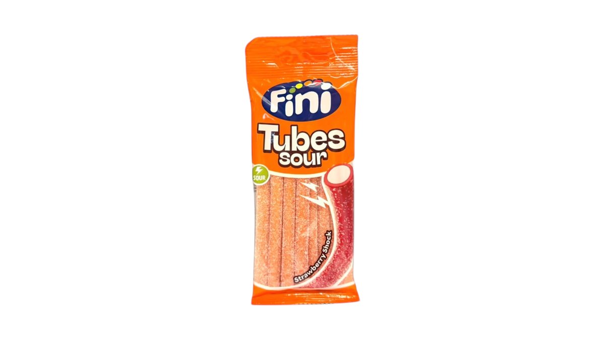 Fini Tubes Sour Strawberry Shock 90g