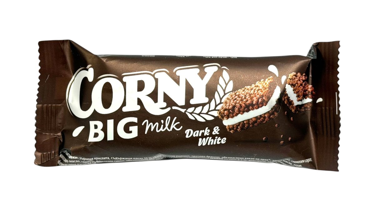 Corny Big Milk Dark & White 40g