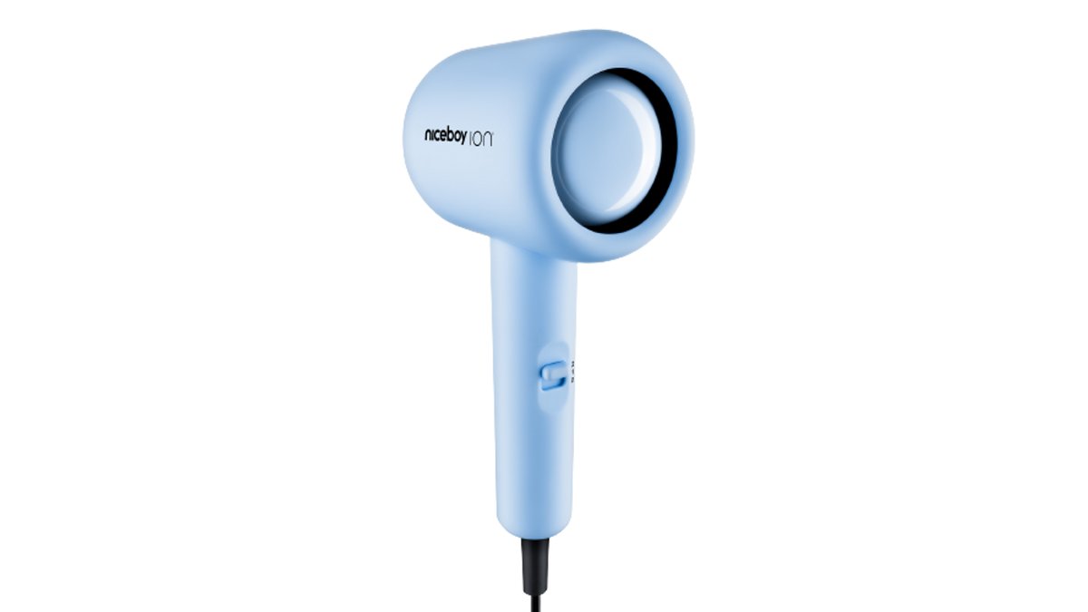 Niceboy ION AirSonic POP skyblue Fén na vlasy