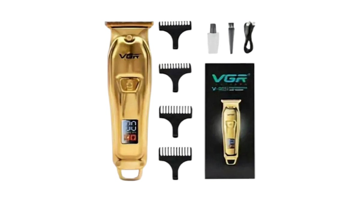 מכונת תספורת ופיניש מקצועית VGR V-905 - נטענת USB ✂️🧔 | טמבוריה בשפירא
