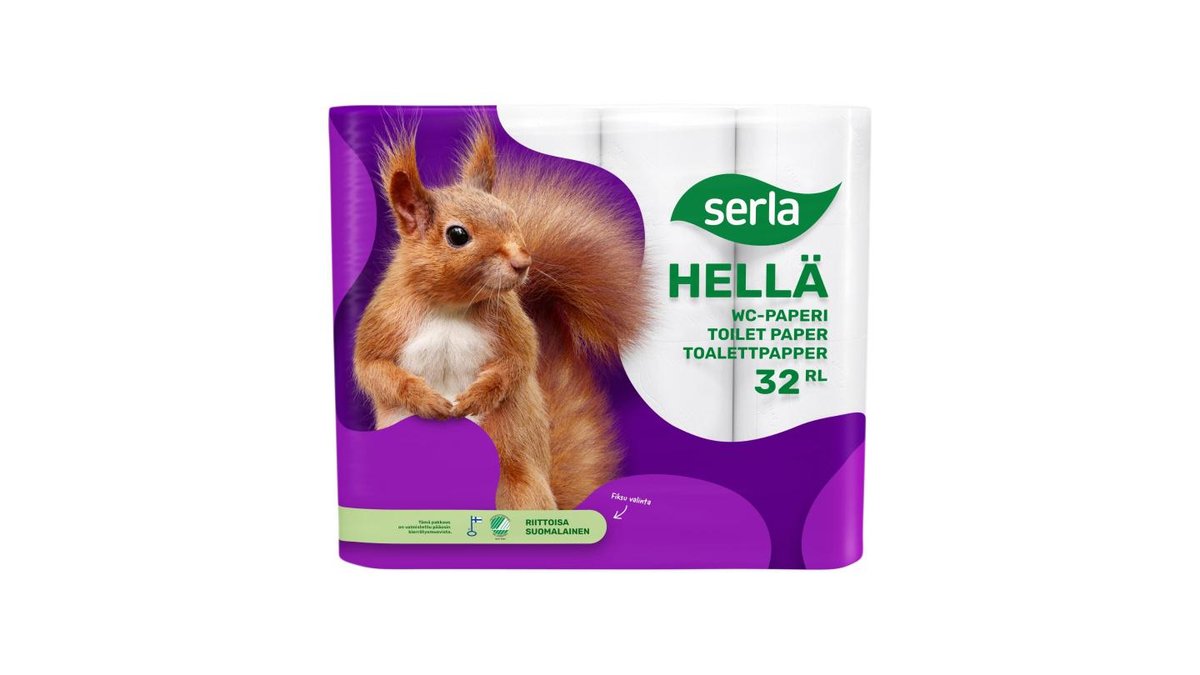 Serla Hellä WC-paperi 32rl valkoinen