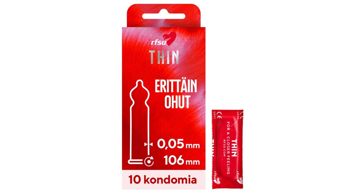 RFSU Thin ohut kondomi 10kpl