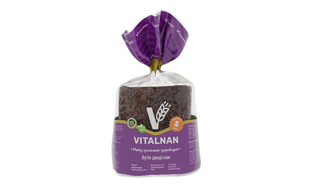 Хлеб VITALNAN Цельнозерновой Рожь с изюмом 250г