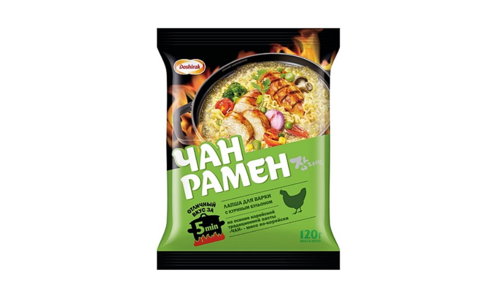 Лапша Доширак Чан Рамен с куриным бульоном 120 г