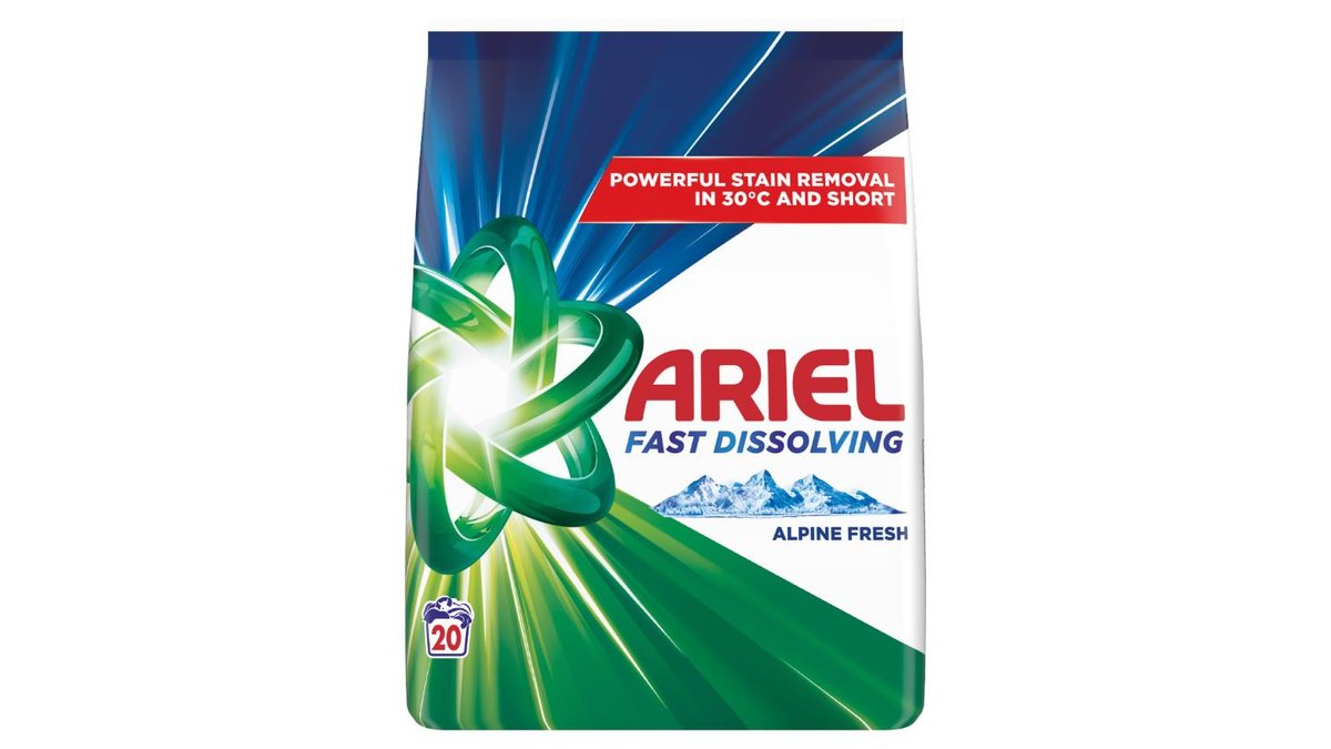 Ariel Alpine Fresh Prací Prášek, 1.1kg, 20 Praní