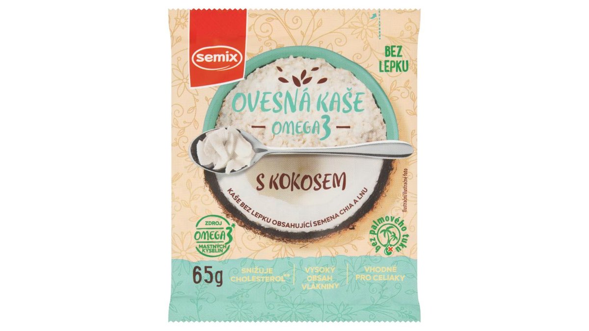 KAŠE SEMIX OVESNÁ S KOKOSEM 65g