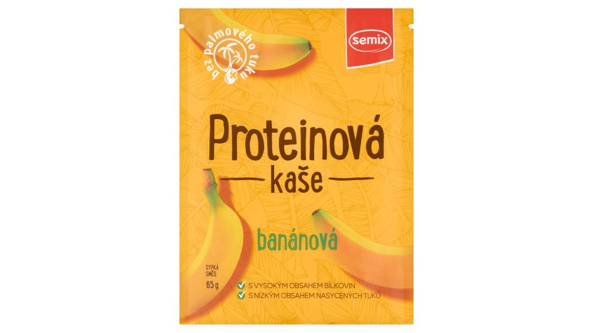 Semix Proteinová kaše banánová sypká směs 65g