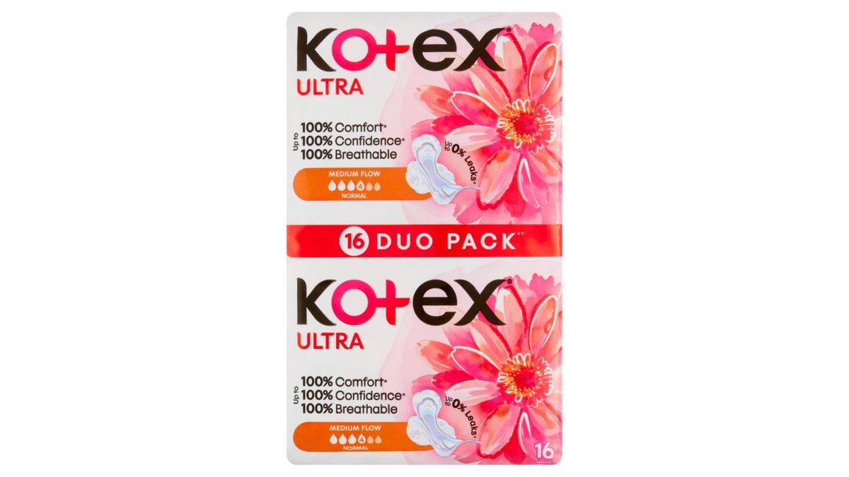 Kotex Ultra Normal dámské hygienické vložky 16 ks