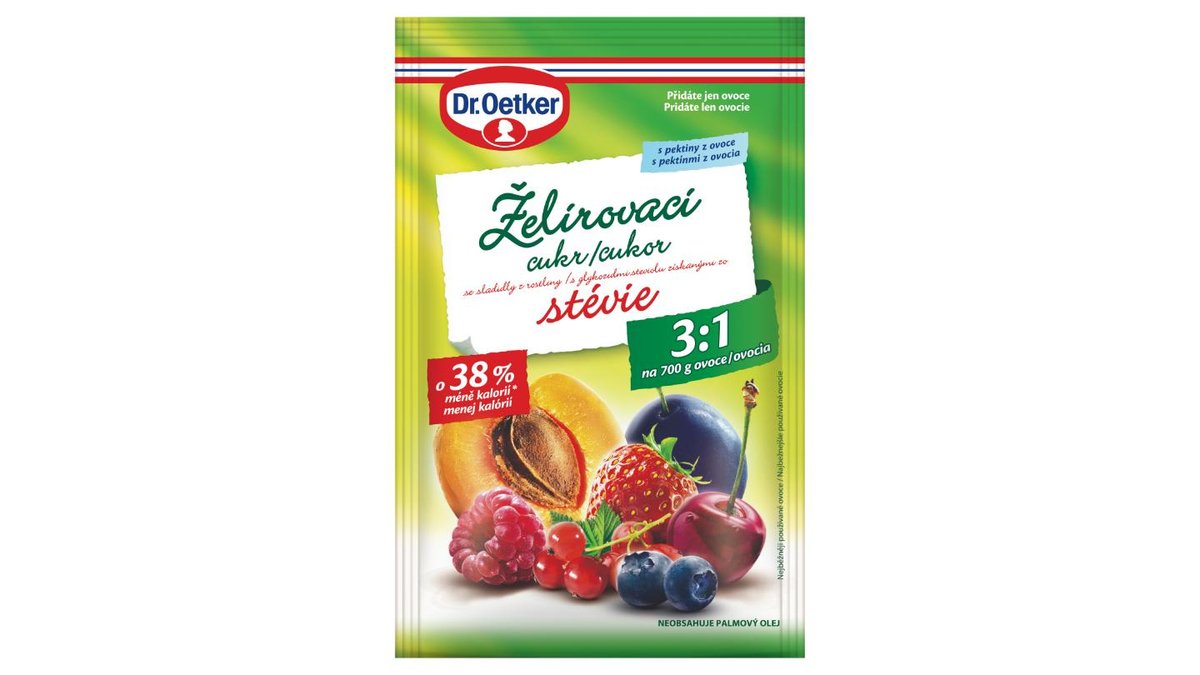 Dr. Oetker Želírovací cukr stévie 250g