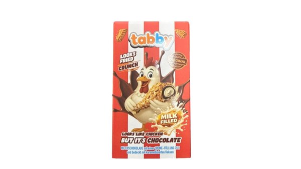 Tabby Milk Cream Filled Chicken Chocolate, 50 g