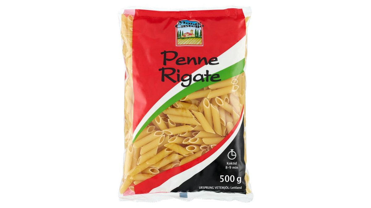 Monte Castello Pasta Penne Rigate, 500 g