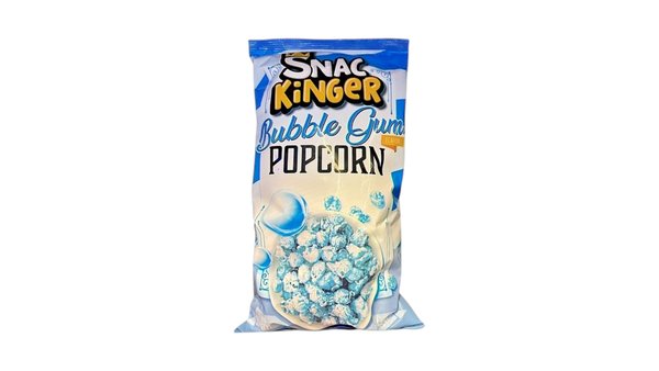 Snac Kinger Bubble Gum Popcorn Pink, 80 g