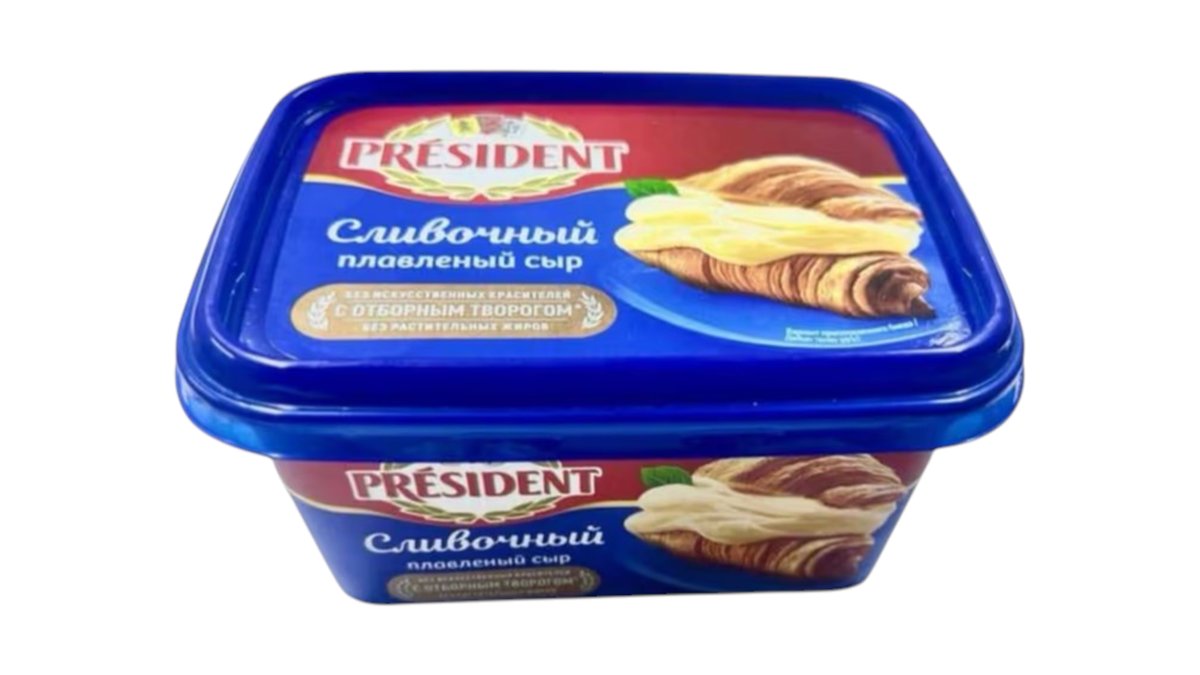 President плавленый сыр сливочный, 200 г