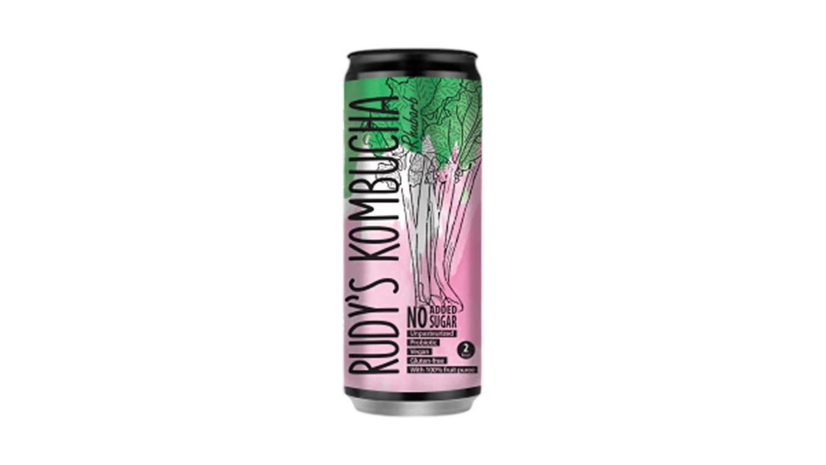 Rudys Kombucha Rhubarb 0.33L