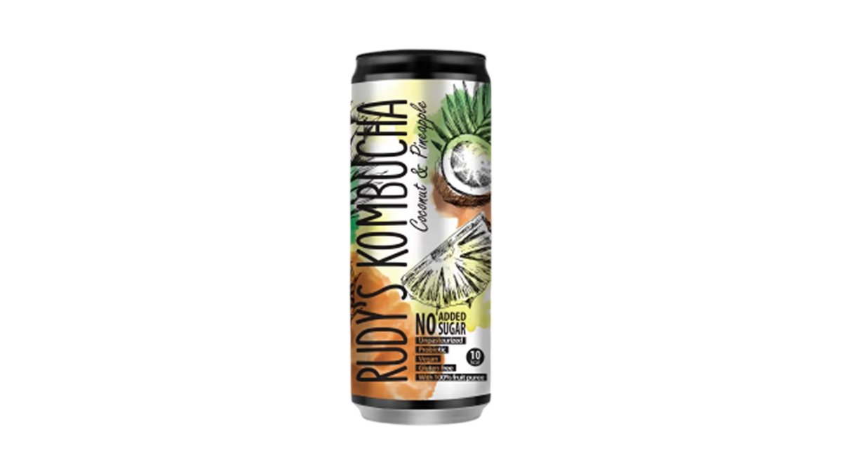 Rudys Kombucha Coconut&Pineapple 0.33L