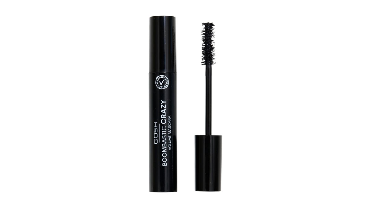 Boombastic Crazy Mascara Extreme Black, GOSH Copenhagen 13 ml