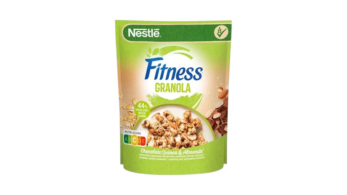 Nestle Fitness müsli Granola 300g kinoa-šokolaadi-pähkli