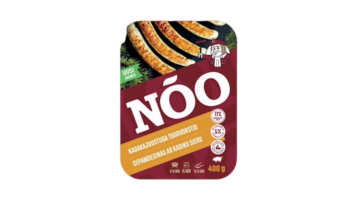 Nõo kadakajuustuga toorvorstid 400g