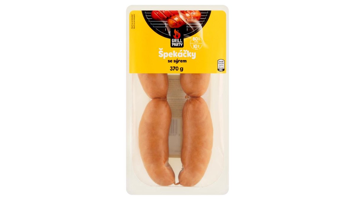GRILL Party Špekáčky se sýrem 370g