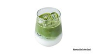 Objednať Iced Matcha  latte čučoriedka