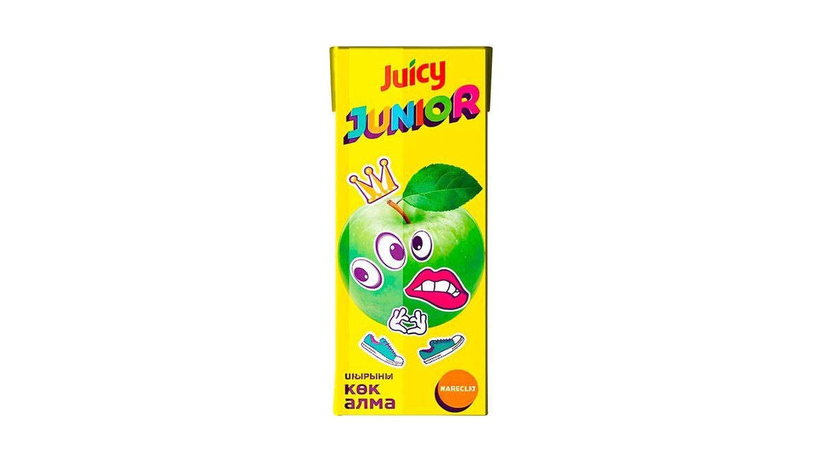 Сок Juicy Junior зеленое яблоко 0,2 л