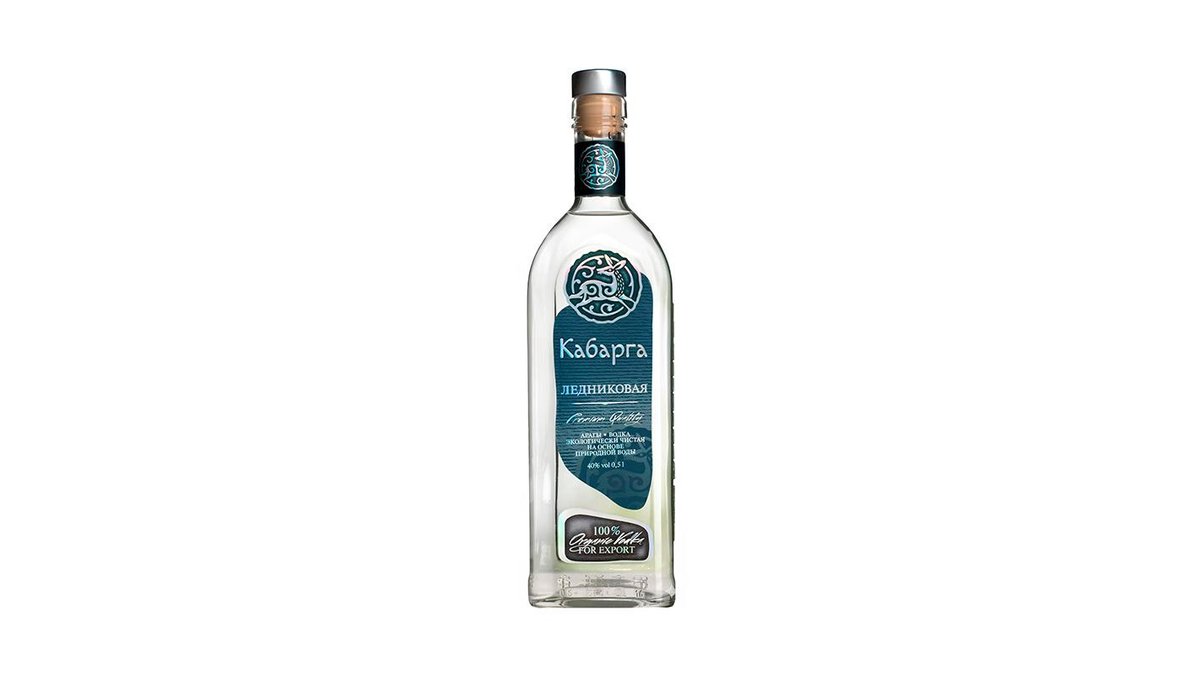 Водка КАБАРГА Ледниковая 0,5л с/б