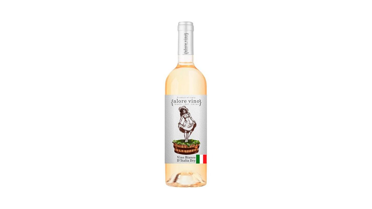 Вино Alore Vino Bianco Dry белое сухое 0,75 л