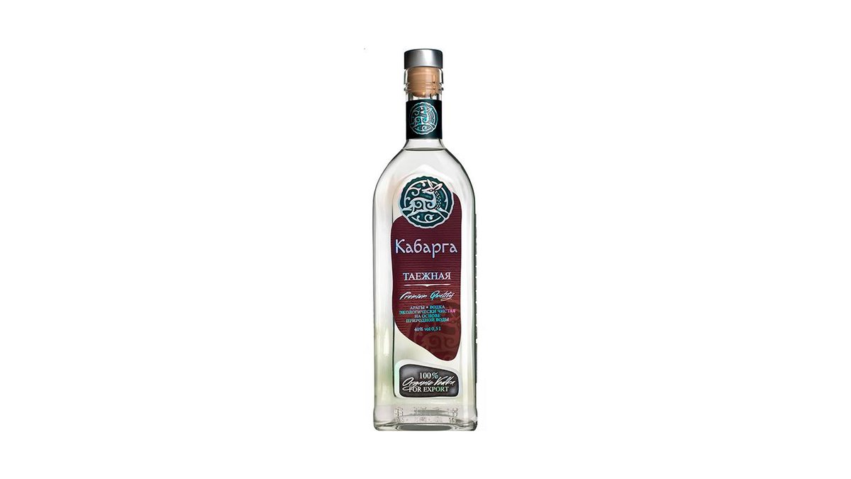 Водка Кабарга Таежная 0,5 л
