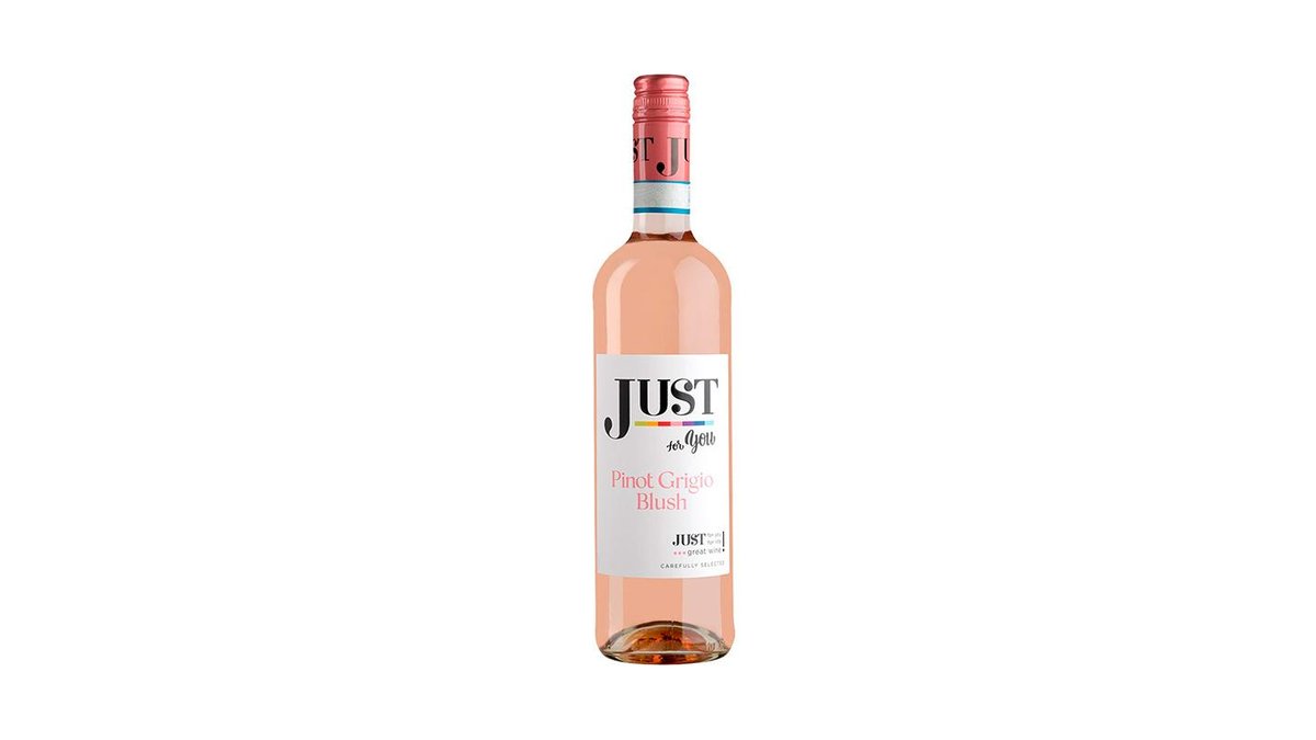 Вино Just Pinot Grigio Blush розовое полусухое 0,75 л