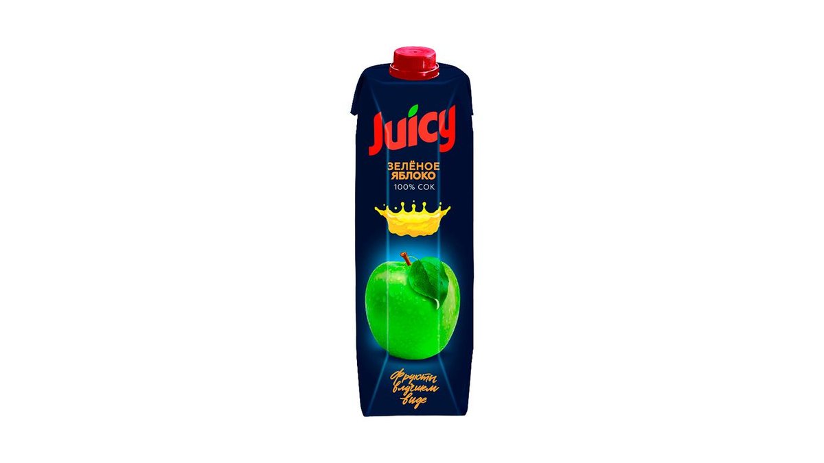 Сок Juicy зеленое яблоко 0,95 л