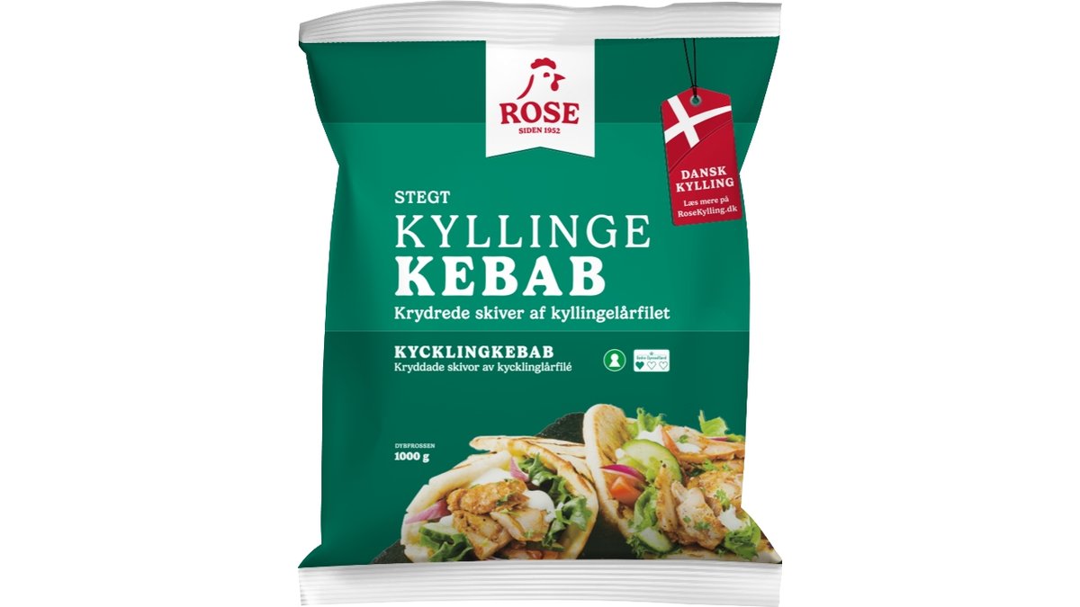 Kylling kebab 1000 g