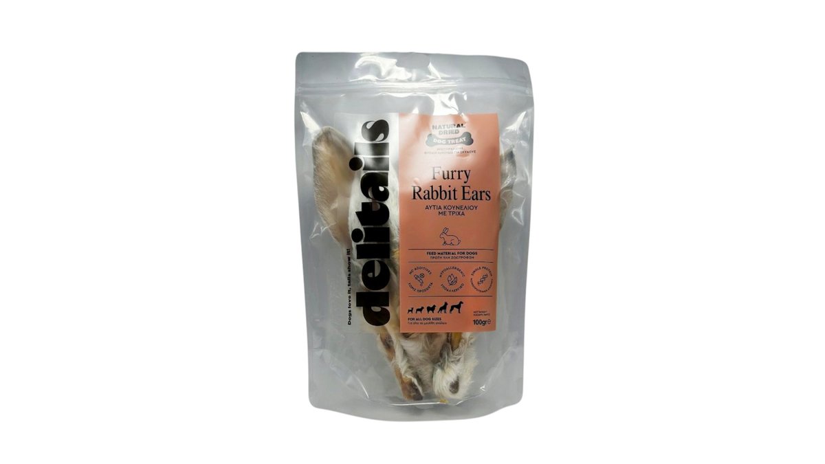 Delitails – Rabbit Ears with Fur 100g
