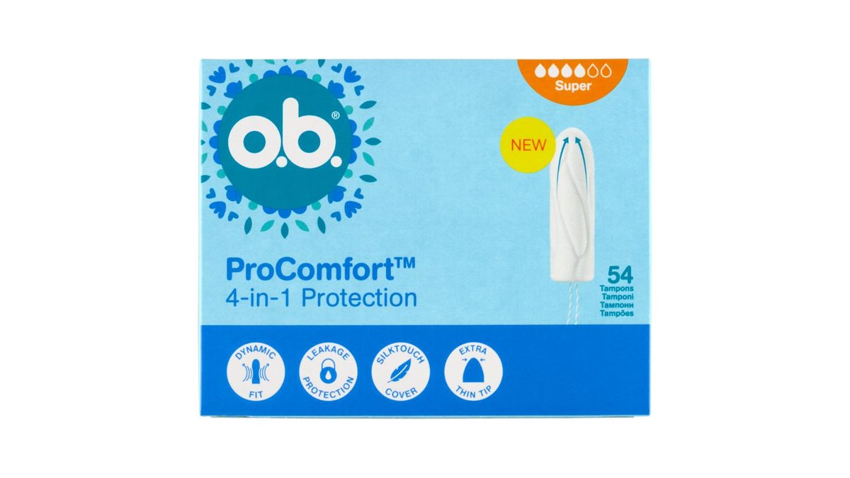 O.B. ProComfort Super tampony 54 ks