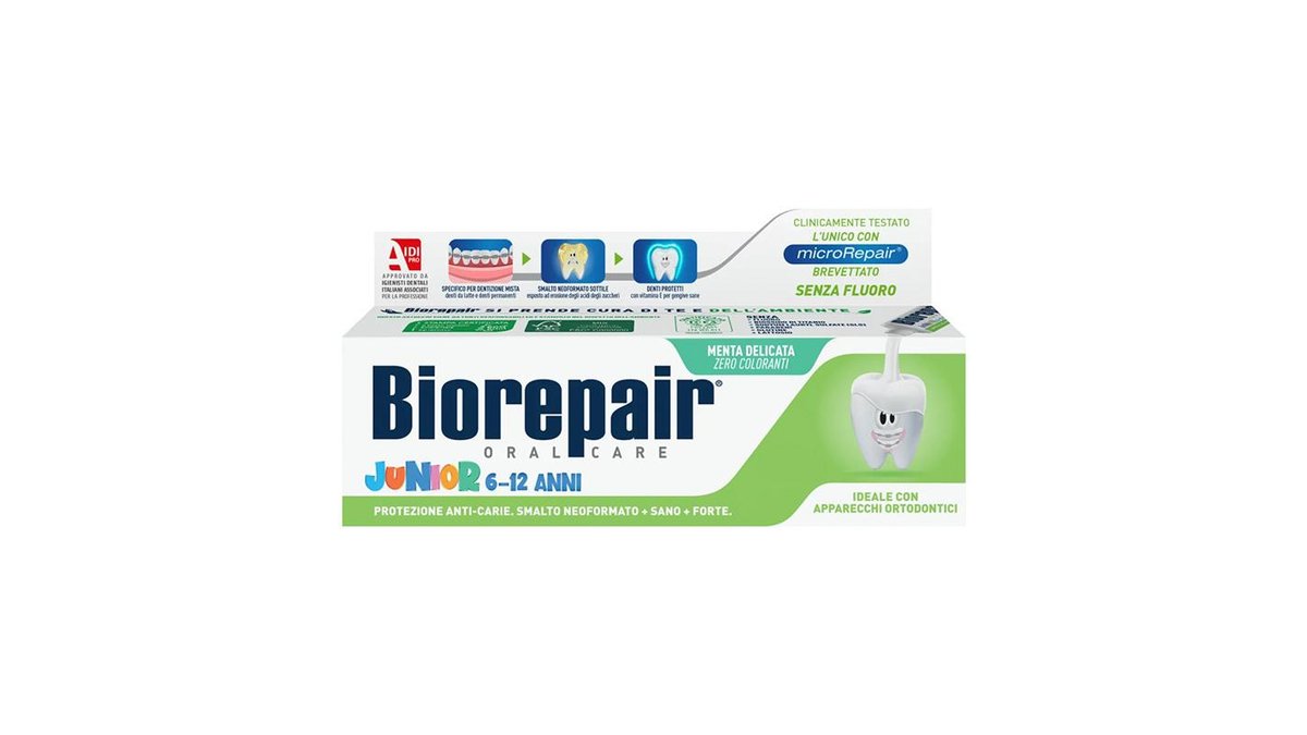 Зубная паста Biorepair детская 6–12 лет 75 мл