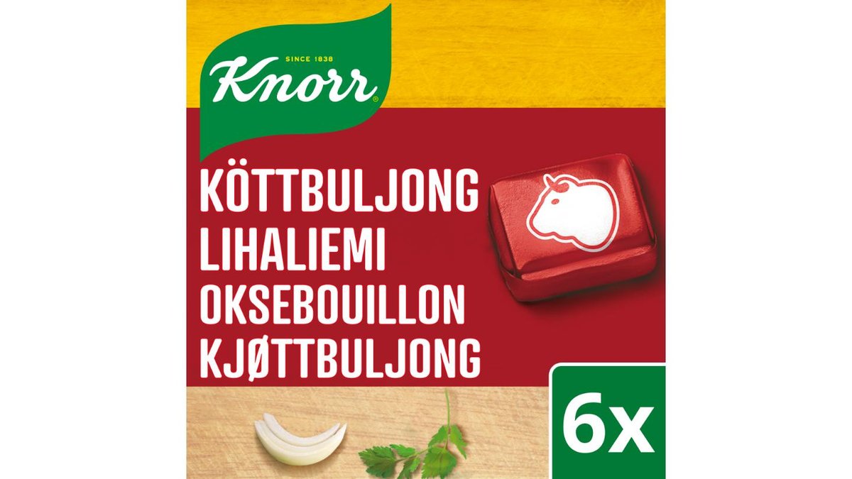 Knorr Köttbuljong, 6-pack