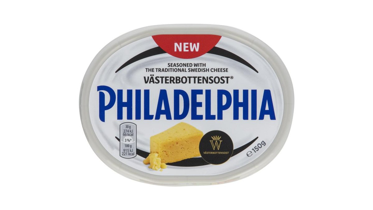 Philadelphia m. Västerbotten ost