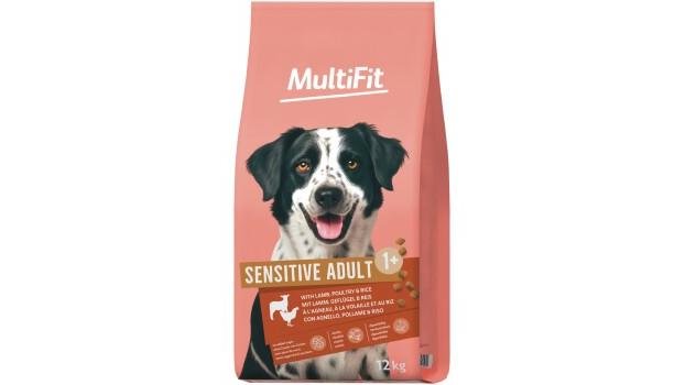 MultiFit Trockenfutter Hund Sensitive Adult mit Lamm, Geflgel & Reis 1x12  kg | Fressnapf Moosach | Wolt