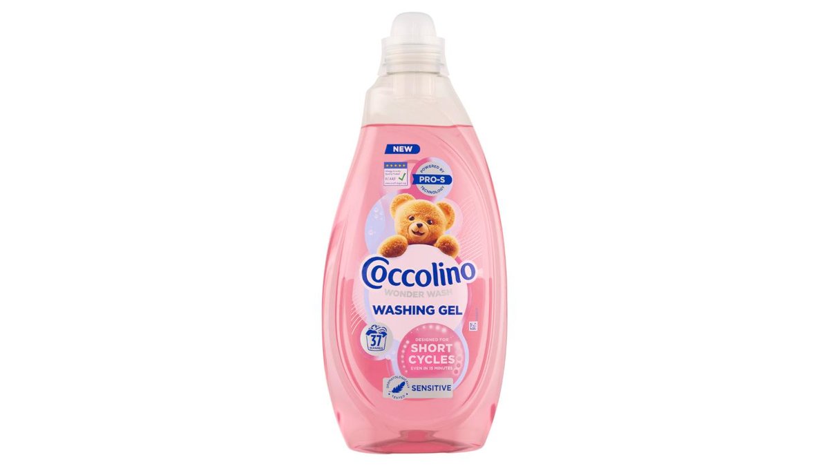 Coccolino Wonder Wash Sensitive tekutý prací přípravek 37 praní 1480ml
