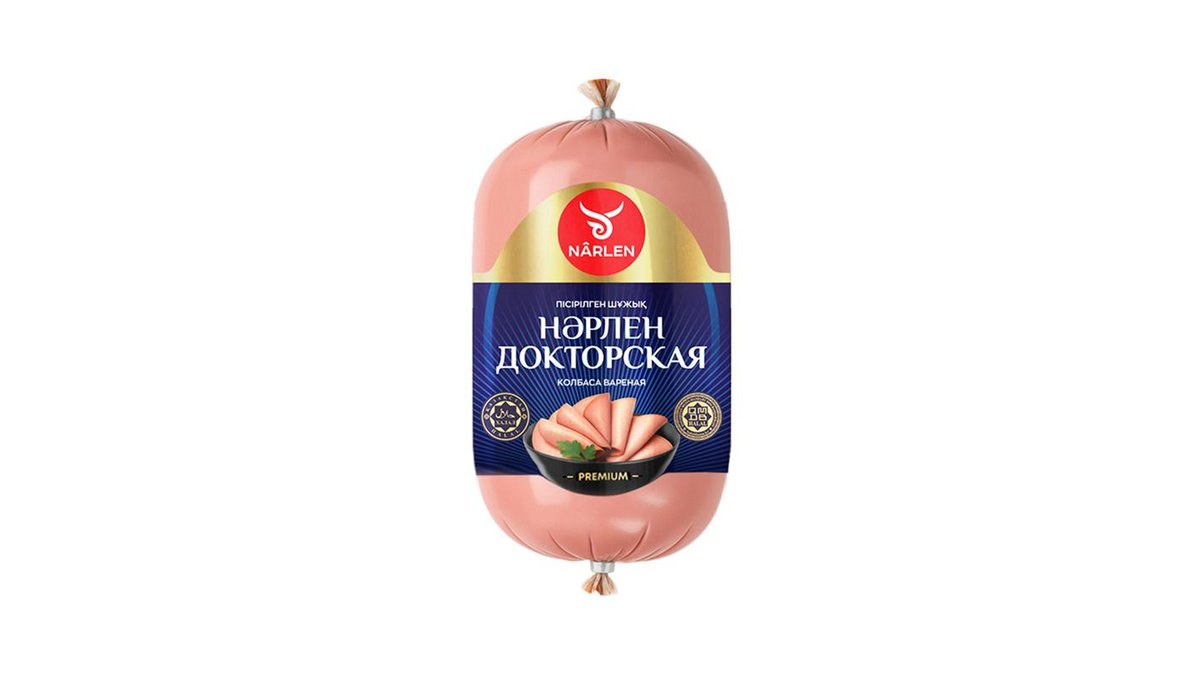 Колбаса Нәрлен докторская вареная 400 г