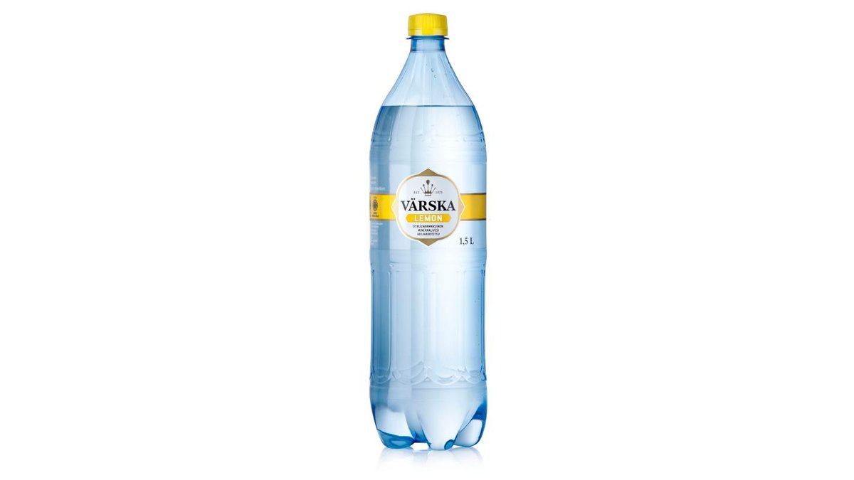 Värska Lemon hiilihapollinen mineraalivesi sitruuna 1,5L