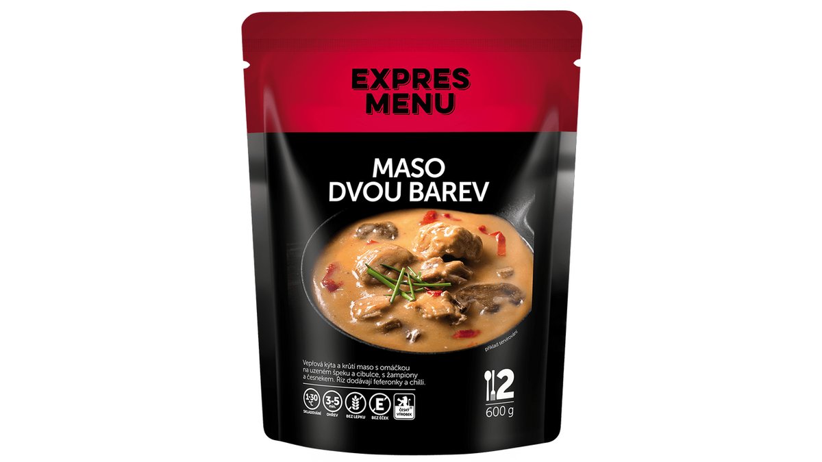 EXPRES MENU Maso dvou barev 2 porce 600 g