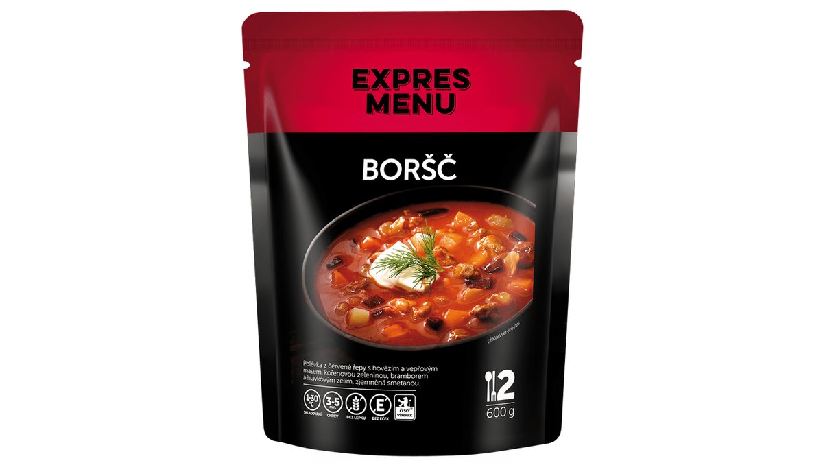 EXPRES MENU Polévka Boršč 2 porce 600 g