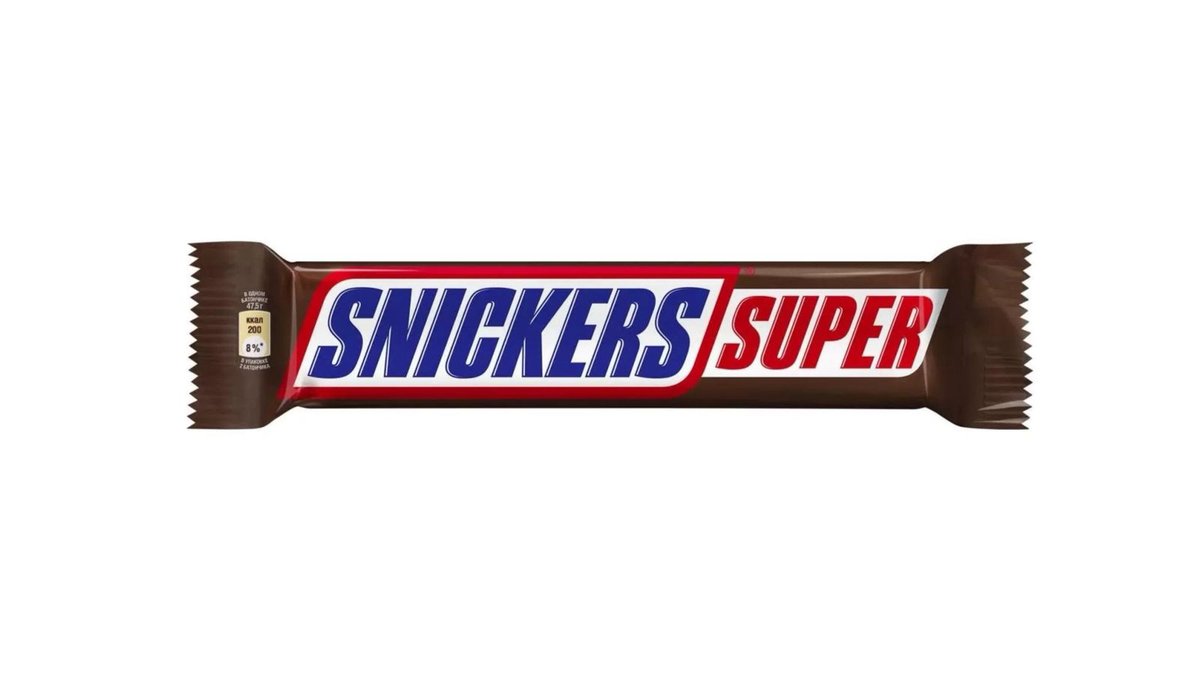 Шоколадный батончик Mars Snickers Super 80 г