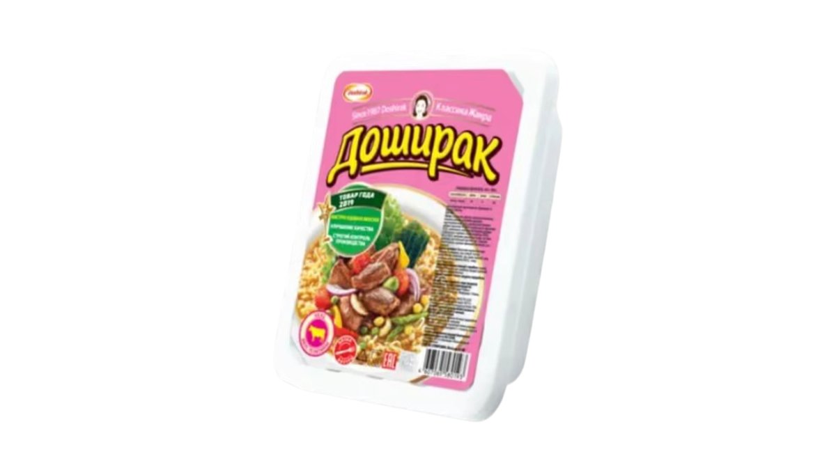 Doşirak Əriştə Mal Əti və Tərəvəz ilə 90qr
