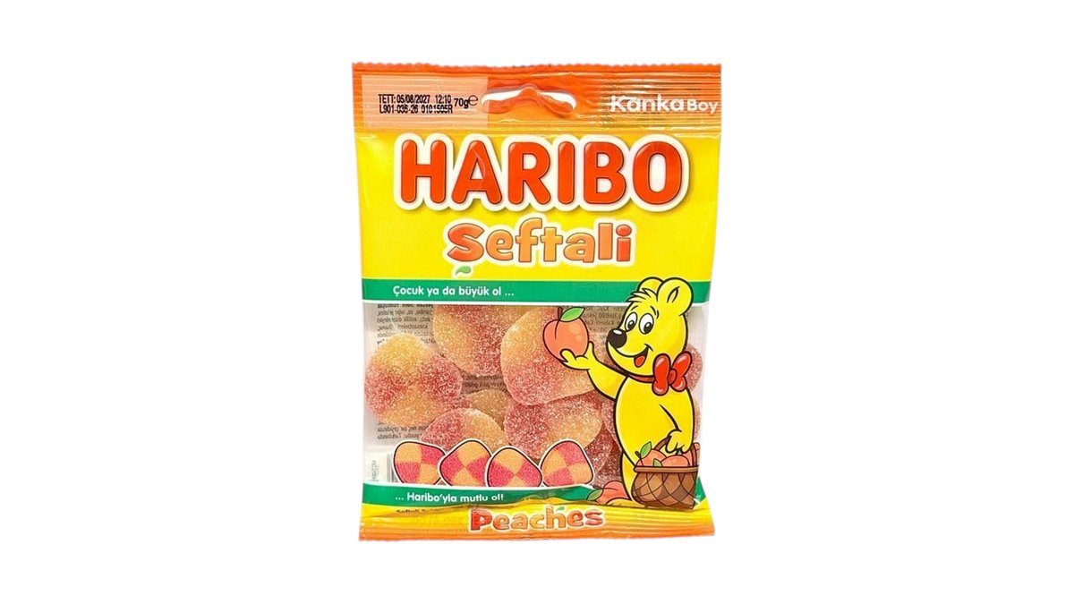 Haribo Peach Seftali 70g