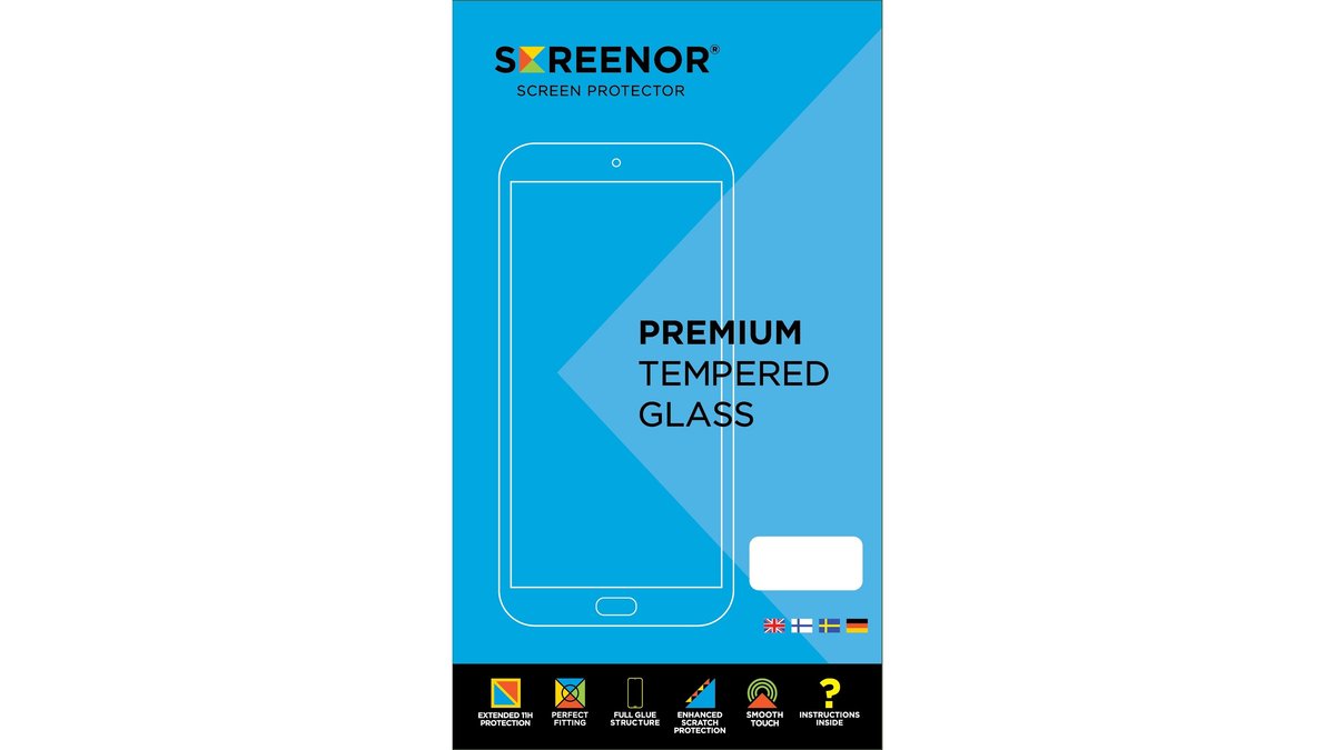 Screenor karkaistu suojalasi iPhone 13 / 13 Pro / 14 / 16e / 17e premium