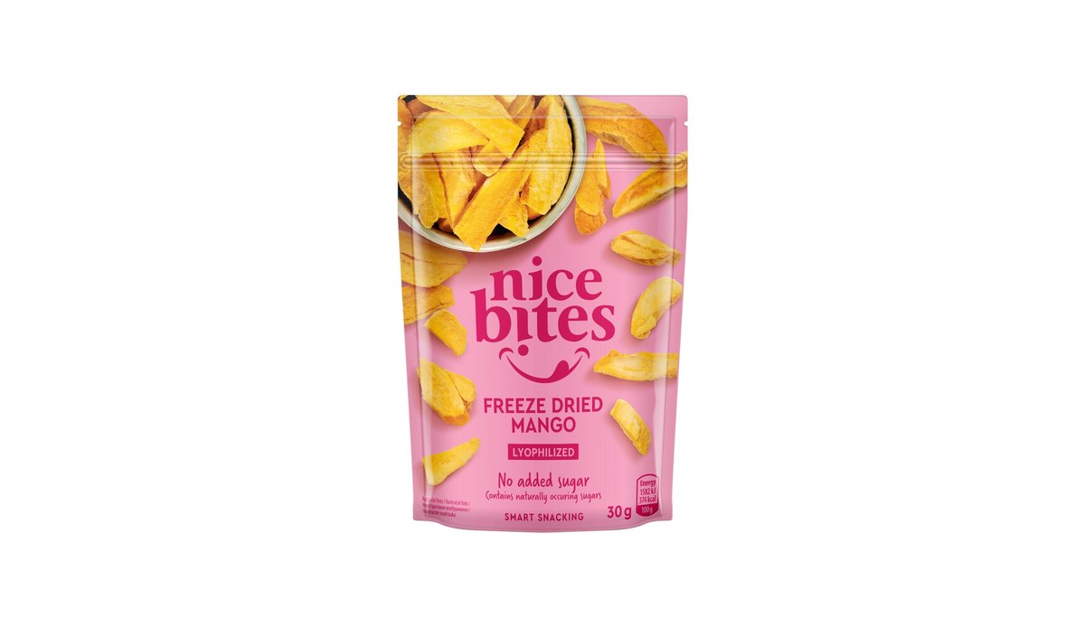 NICE BITES Mango sušené mrazom 30g