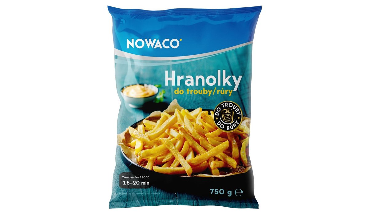 Nowaco Hranolky do trouby mražené 750 g